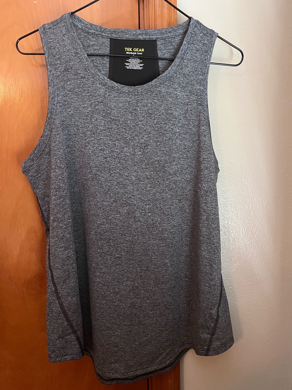 NWOT Tek Gear Gray Performance Workout Tank